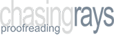 Small CR Proofreading Logo